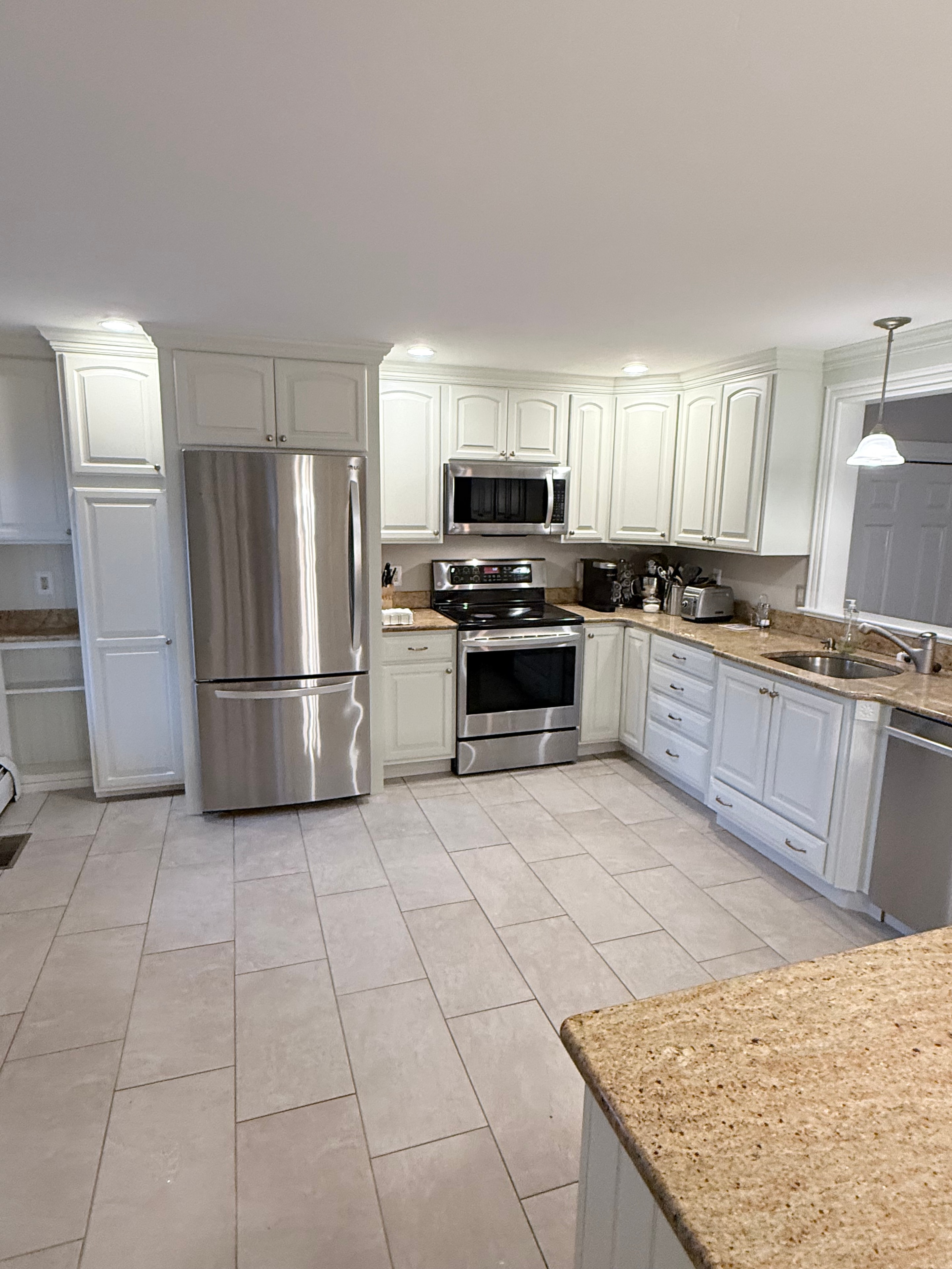 Residential property, North borough MA after cabinet transformation